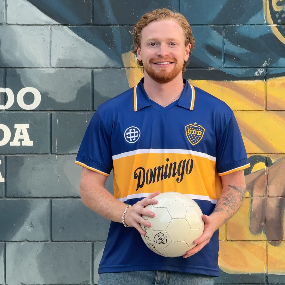 Boca Juniors Inspired Football Shirt