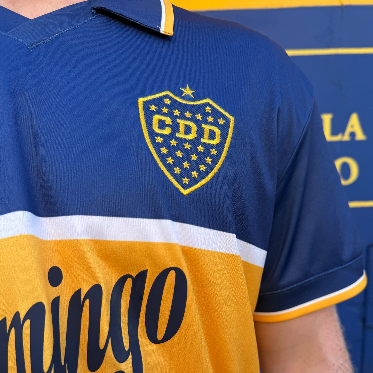 Boca Juniors Inspired Football Shirt