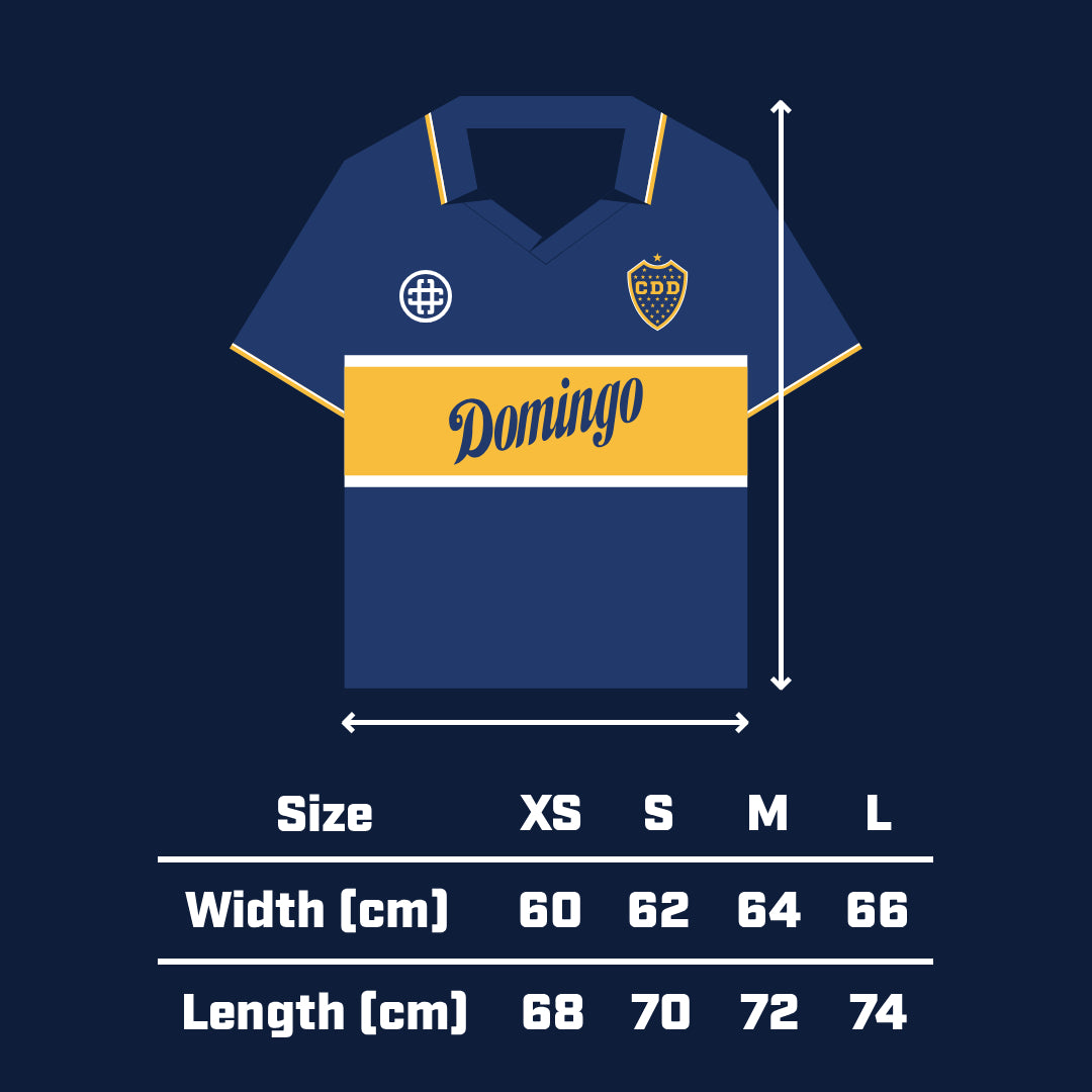 Boca Juniors Inspired Football Shirt