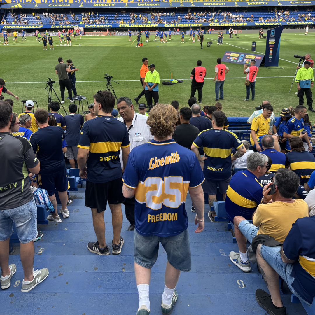 Boca Juniors Inspired Football Shirt